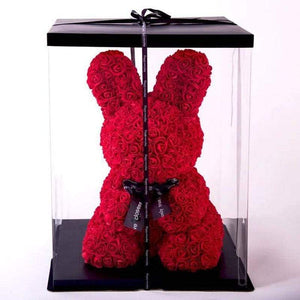 YourWorldShop 45cm pink rabbit box Luxury Rose Bunny 22905397-45cm-pink-rabbit-box