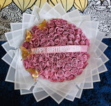 💕Glittering Everlasting Rose Bouquet – Gift for Anniversaries & Milestones