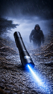 Burning Blue High-Power Tactical Blue Laser Survival Torch - Military-Grade Flashlight for Emergencies (5000m Range)