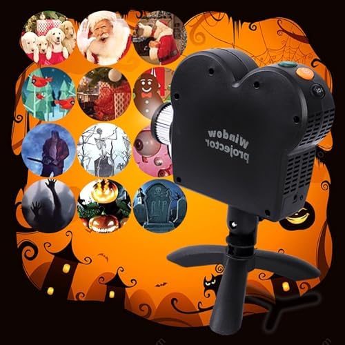 Original Smart Christmas/Halloween Projector +12 Movies [Upgraded 2024]