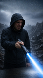 Burning Blue High-Power Tactical Blue Laser Survival Torch - Military-Grade Flashlight for Emergencies (5000m Range)