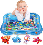 Infinno Inflatable Tummy Time Mat Premium Baby Water Play Mat for Infants and Toddlers Baby Toys for 3 to 24 Months, Strengthen Your Baby's Muscles, Portable