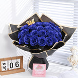 💕Glittering Everlasting Rose Bouquet – Gift for Anniversaries & Milestones