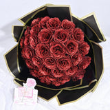 💕Glittering Everlasting Rose Bouquet – Gift for Anniversaries & Milestones