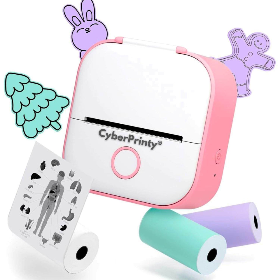 CyberPrinty® Mini Portable Printer