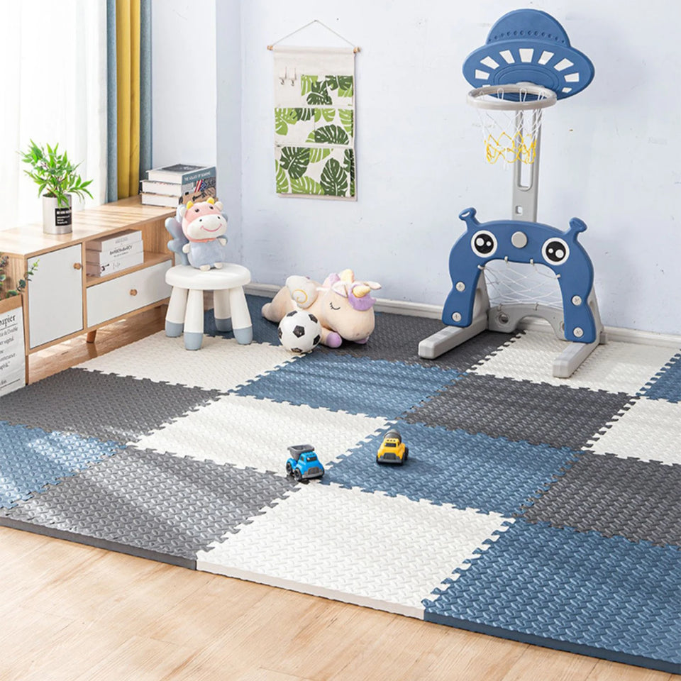 TinyBloom™ Foam Puzzle Play Mat – EVA Interlocking Floor Tiles for Kids