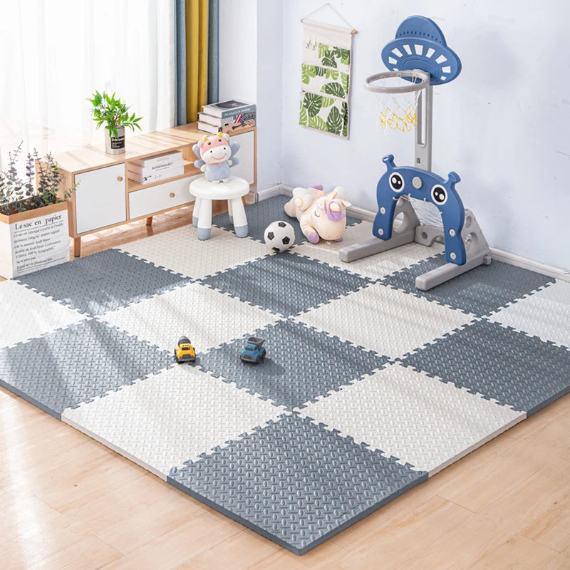 TinyBloom™ Foam Puzzle Play Mat – EVA Interlocking Floor Tiles for Kids