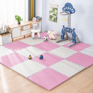 TinyBloom™ Foam Puzzle Play Mat – EVA Interlocking Floor Tiles for Kids