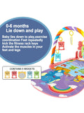 TinyBloom™ Musical Baby Activity Gym & Play Mat – Piano Keyboard for Newborns
