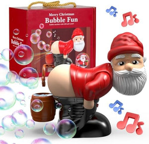 Santa Bubble Blower With Music