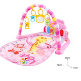 TinyBloom™ Musical Baby Activity Gym & Play Mat – Piano Keyboard for Newborns