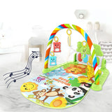 TinyBloom™ Musical Baby Activity Gym & Play Mat – Piano Keyboard for Newborns