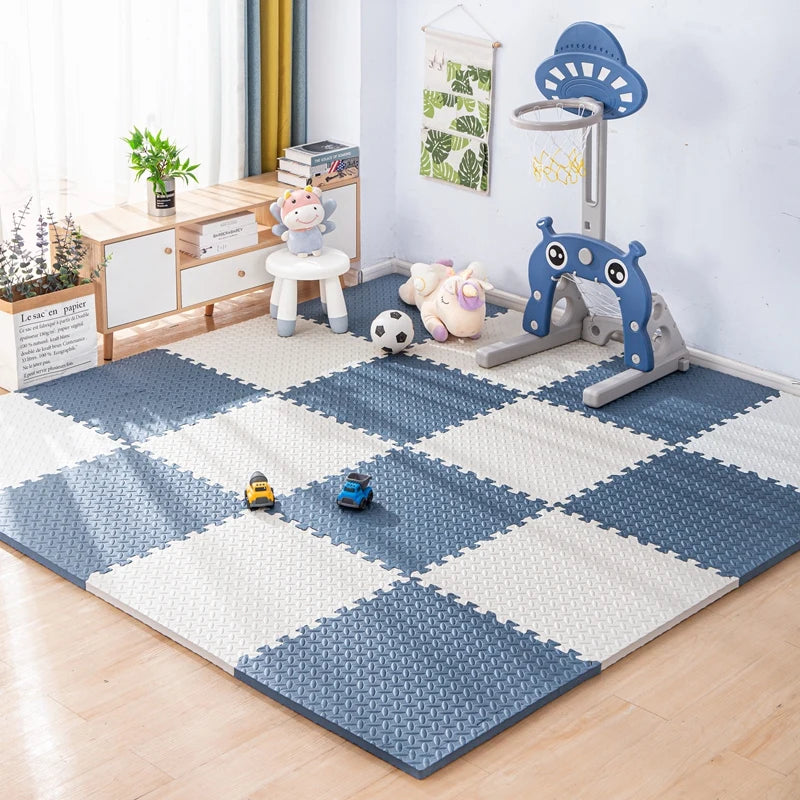 TinyBloom™ Foam Puzzle Play Mat – EVA Interlocking Floor Tiles for Kids