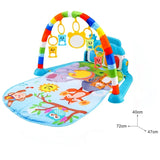 TinyBloom™ Musical Baby Activity Gym & Play Mat – Piano Keyboard for Newborns
