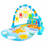 TinyBloom™ Musical Baby Activity Gym & Play Mat – Piano Keyboard for Newborns
