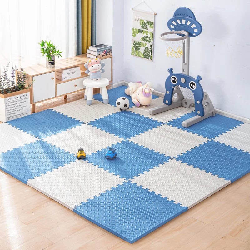 TinyBloom™ Foam Puzzle Play Mat – EVA Interlocking Floor Tiles for Kids