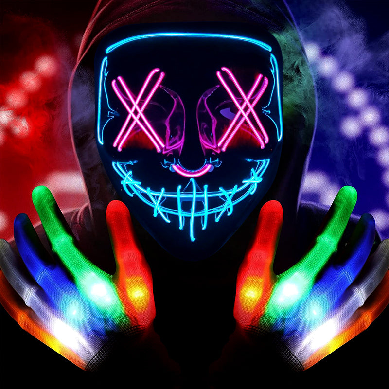Original Led Purge Mask + Led Skeleton Gloves™ [2024 Upgraded]