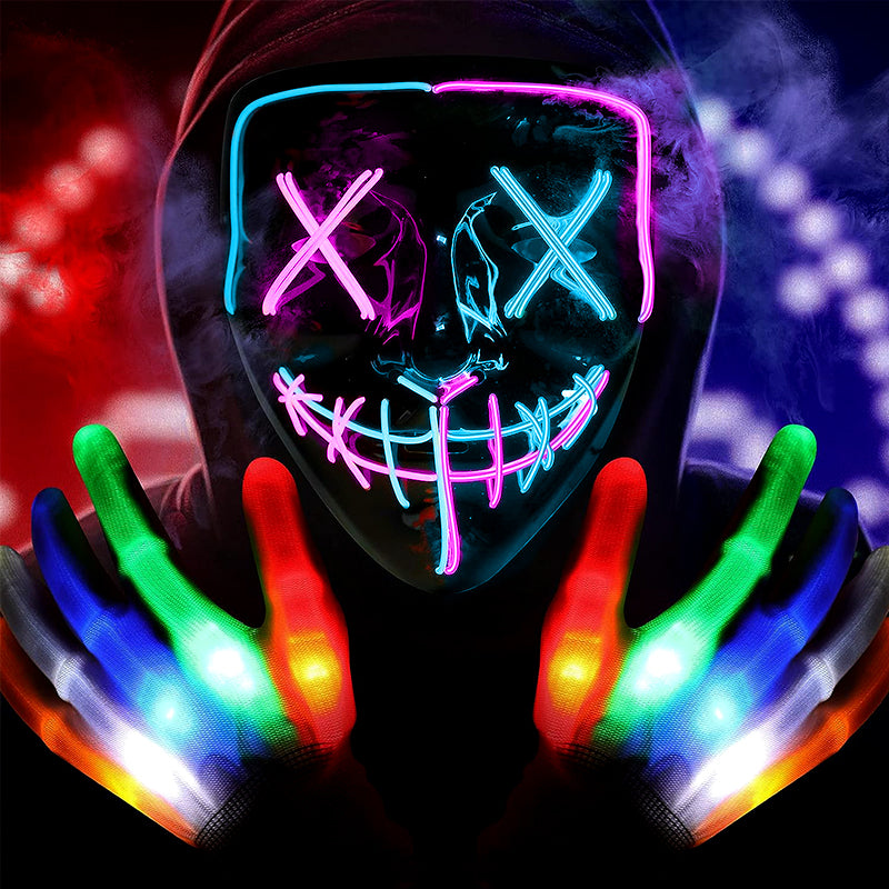 Original Led Purge Mask + Led Skeleton Gloves™ [2024 Upgraded]