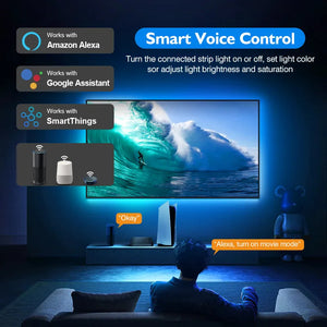 CyberLume® Smart TV, PC LED Backlight Set [Upgraded]