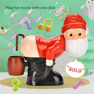 Santa Bubble Blower With Music