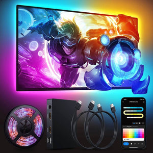 CyberLume® Smart TV, PC LED Backlight Set [NEW 2025 Upgrade]