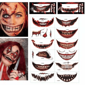 Halloween Prank Makeup Temporary Tattoo🎃