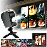 Original Smart Christmas/Halloween Projector +12 Movies [Upgraded 2024]