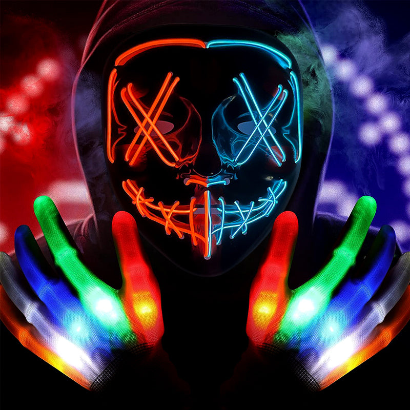 Original Led Purge Mask + Led Skeleton Gloves™ [2024 Upgraded]