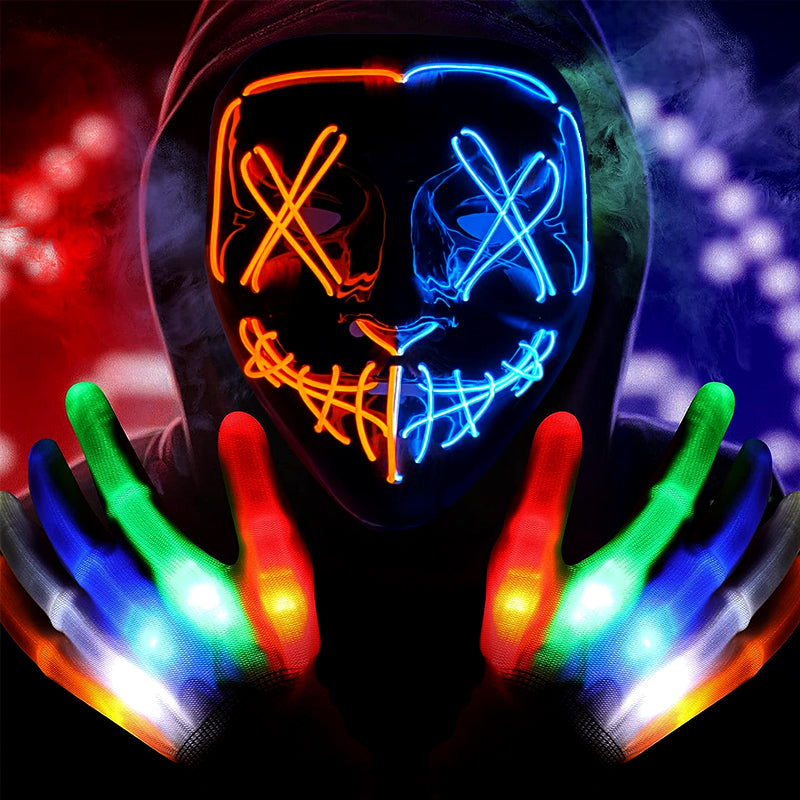 Original Led Purge Mask + Led Skeleton Gloves™ [2024 Upgraded]