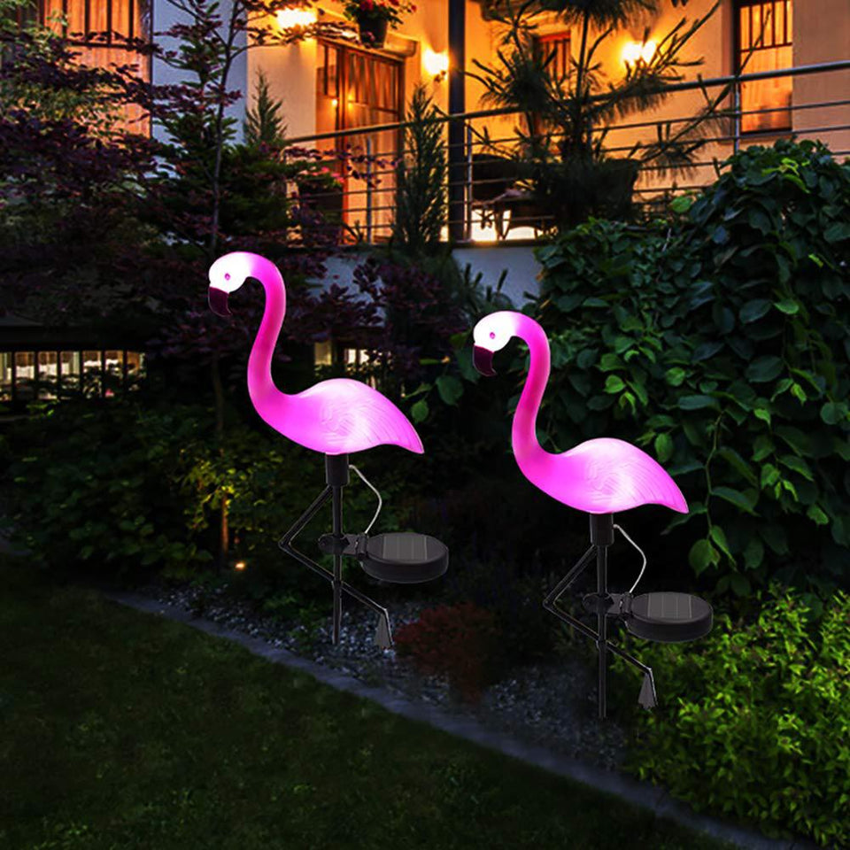 Solar Powered Flamingo