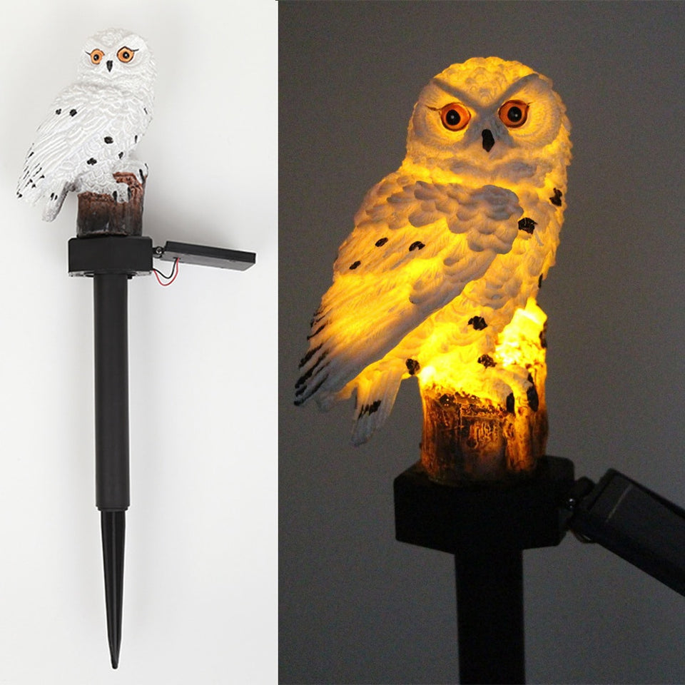 Solar Powered Owl Light