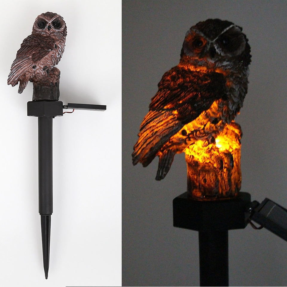Solar Powered Owl Light