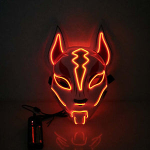 Fox Full Face Neon Mask