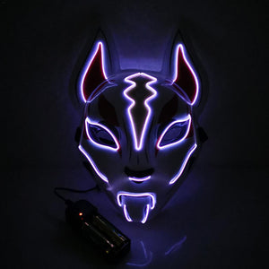 Fox Full Face Neon Mask