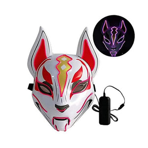 Fox Full Face Neon Mask