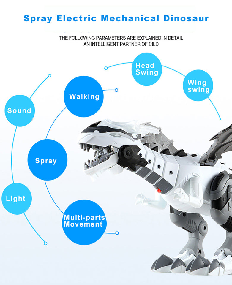 Walking Spray Dinosaur Robot