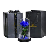 Preserved Rose In Glass Dome + Gift Box