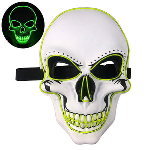 Halloween Skeleton LED Mask