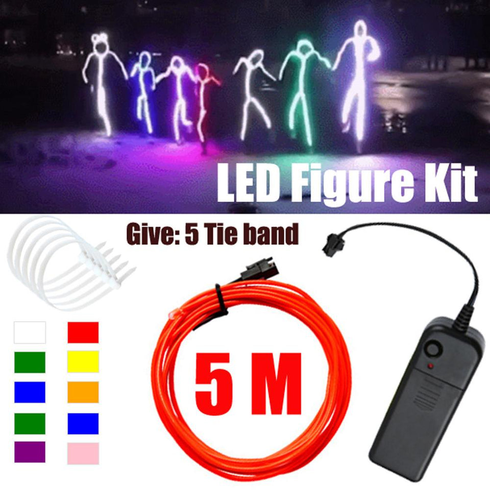 Halloween LED Stick Figure Kit