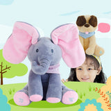 Plush Elephant Doll Play Electric Music