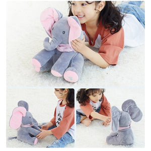 Plush Elephant Doll Play Electric Music