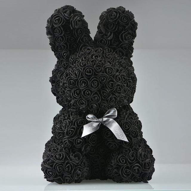 YourWorldShop 45cm black rabbit Luxury Rose Bunny 22905397-45cm-black-rabbit