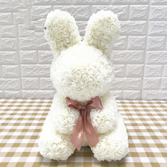 YourWorldShop 45cm cream rabbit Luxury Rose Bunny 22905397-45cm-cream-rabbit