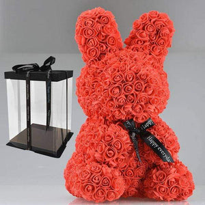 YourWorldShop 45cm red rabbit box Luxury Rose Bunny 22905397-45cm-red-rabbit-box