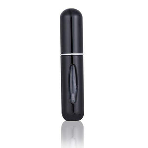 YourWorldShop 5 ml / BLACK Refillable Mini Perfume Spray Aluminum Bottle 5ml 20870759-5-ml-black