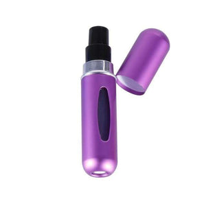 YourWorldShop 5 ml / matte PURPLE Refillable Mini Perfume Spray Aluminum Bottle 5ml 20870759-5-ml-matte-purple