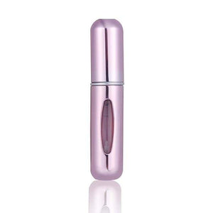 YourWorldShop 5 ml / PINK Refillable Mini Perfume Spray Aluminum Bottle 5ml 20870759-5-ml-pink