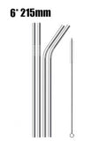 YourWorldShop A 4/8Pcs Reusable Drinking Straw 9683599-a