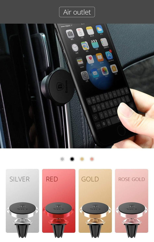 YourWorldShop Black Air Vent Universal Magnetic Phone Holder 2488009-black-air-vent