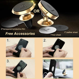YourWorldShop Black Air Vent Universal Magnetic Phone Holder 2488009-black-air-vent